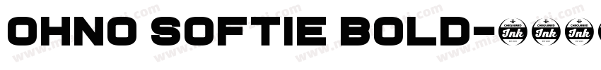 Ohno Softie Bold字体转换